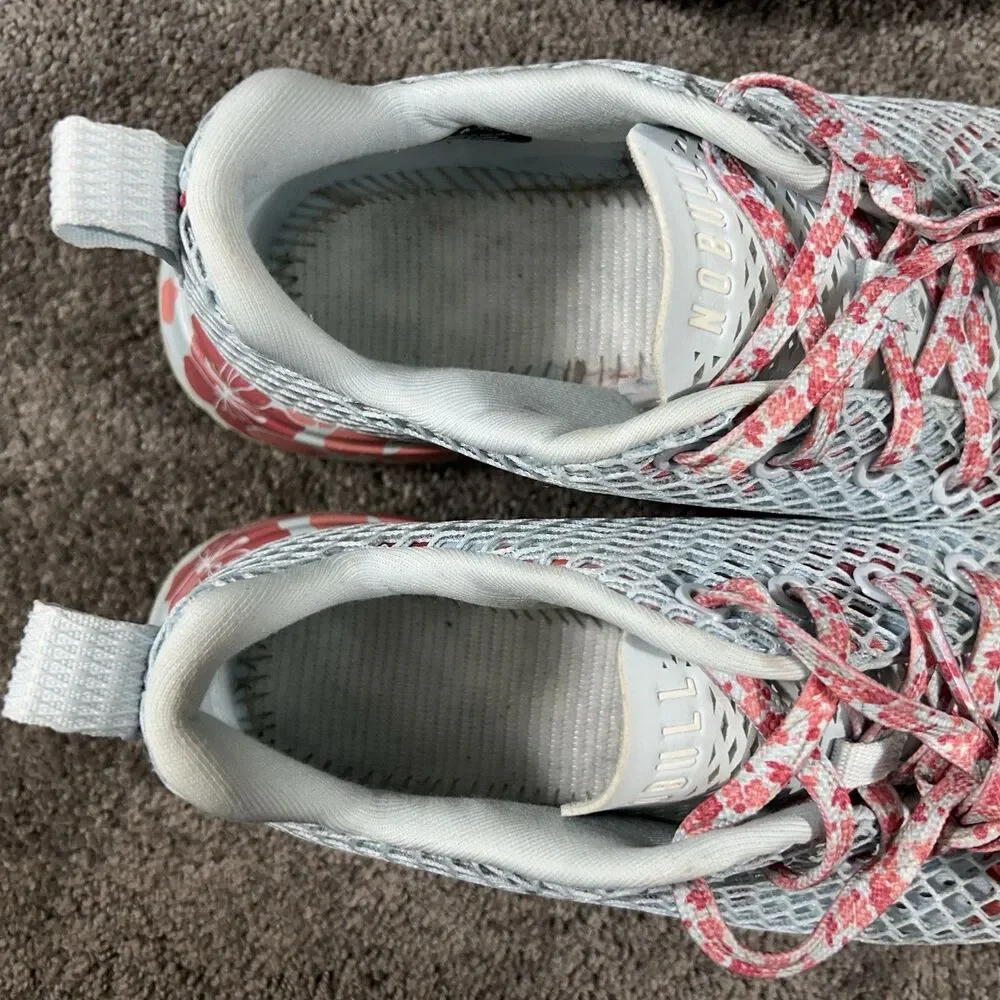 NOBULL Sky Women’s Size 10 Cherry Blossom Mesh Runner Athletic Shoes No Insoles